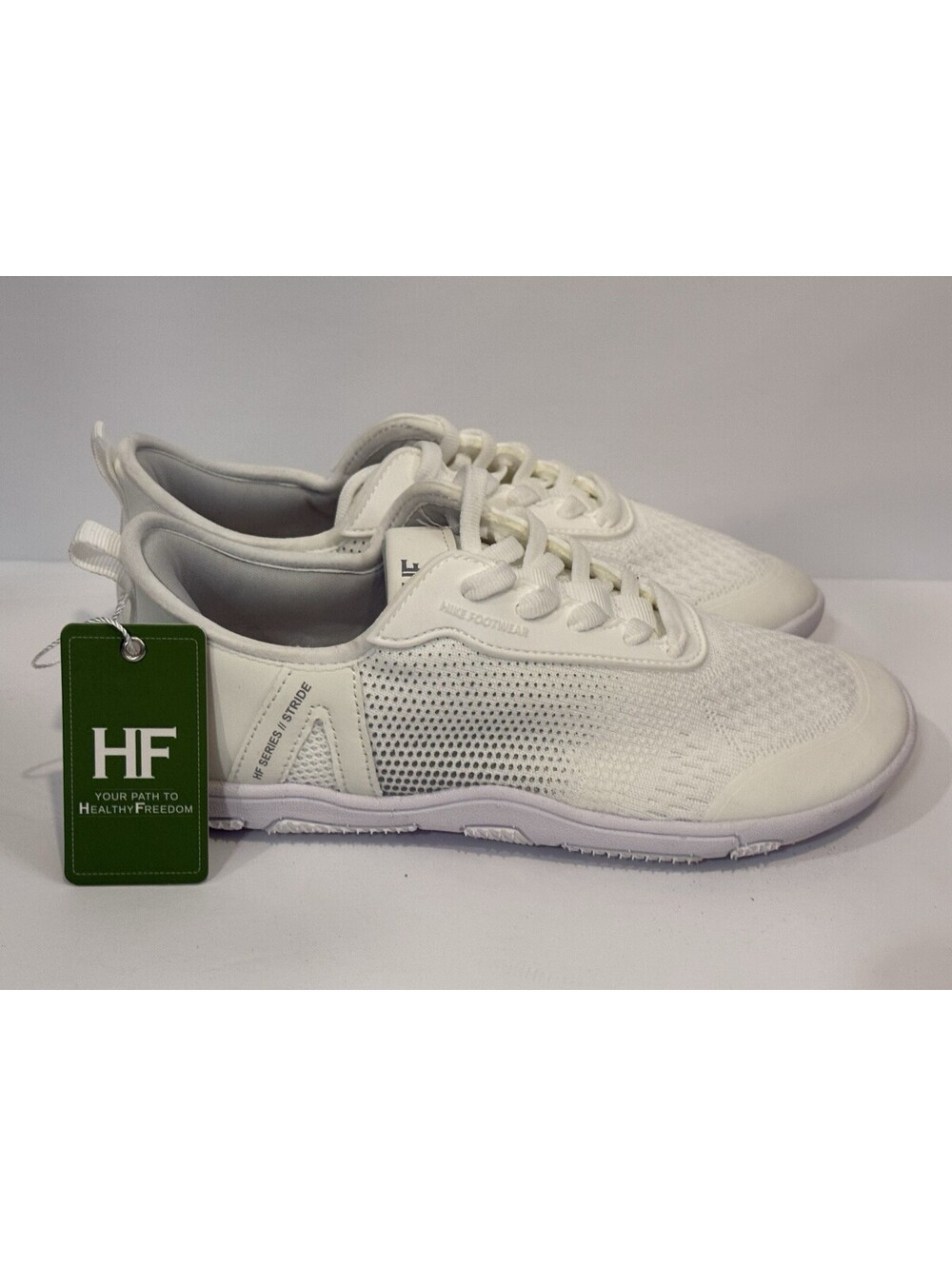NWT Hike Footwear HF Stride Barefoot Shoes White Unisex Size EU36 Women 6 Men 4